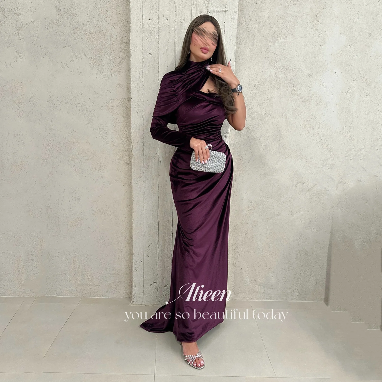 

Aileen Платье Вечернее Women Evening Dress Elegant Party Dresses 2025 فساتين سهرة Customized Satin Robes of Soirée Mermaid Prom