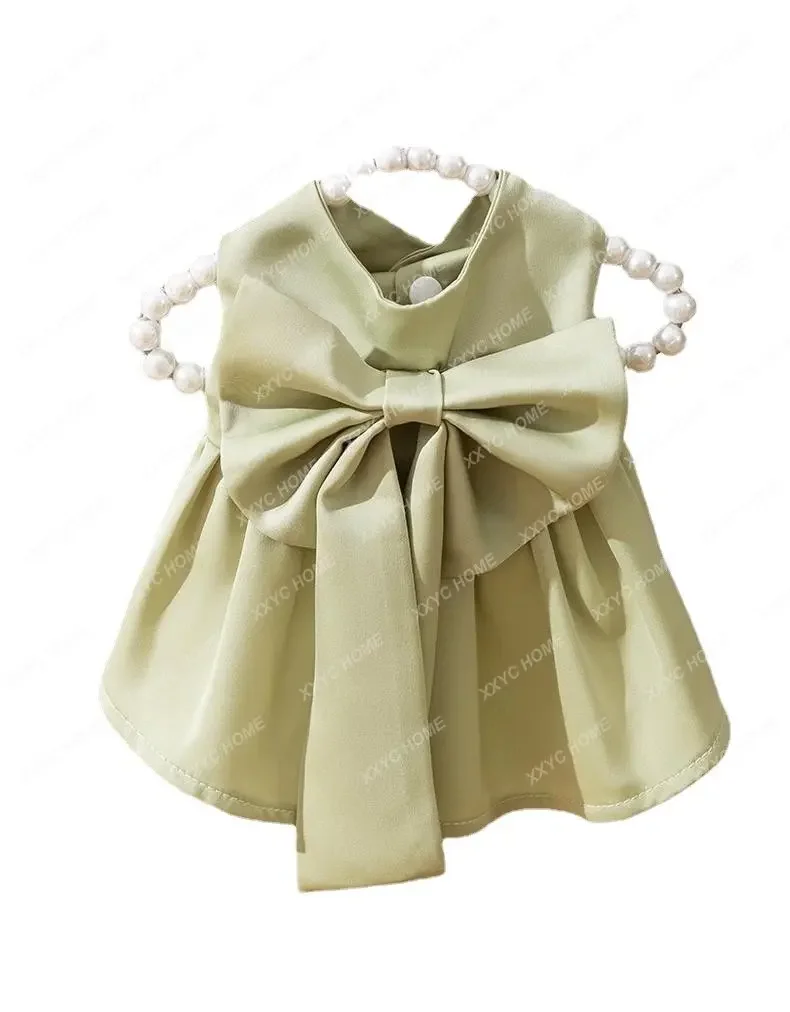 

Pet Cat Clothes Cute Fresh Flower Dress Anti-Lint Spring and Summer New Anti-Lint Muppet Spring