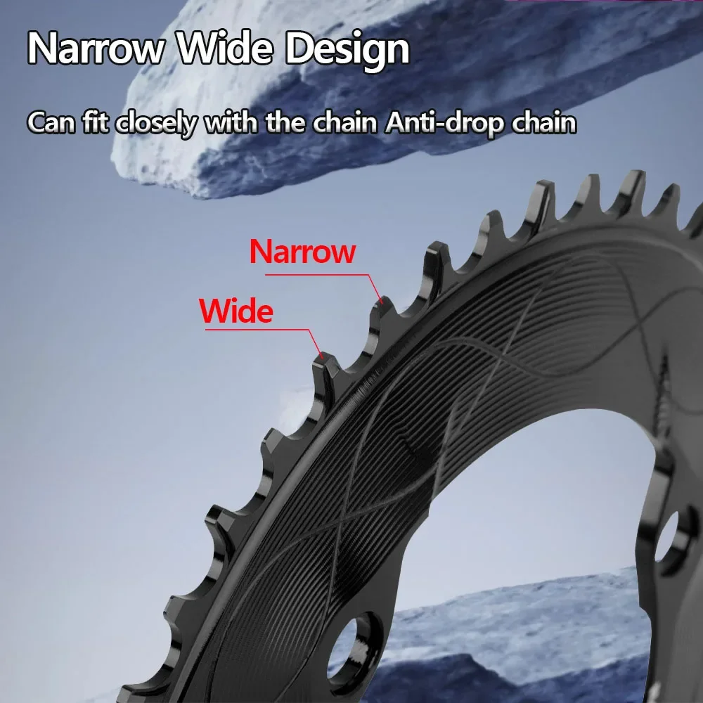 Imagen 6: Plato Bcd 110 estrecho ancho 40t 42t 44t 46t 50t 52t 54t 56t 58t piñón para Shimano 105 R7000 Ultegra R8000 Dura Ace 9100