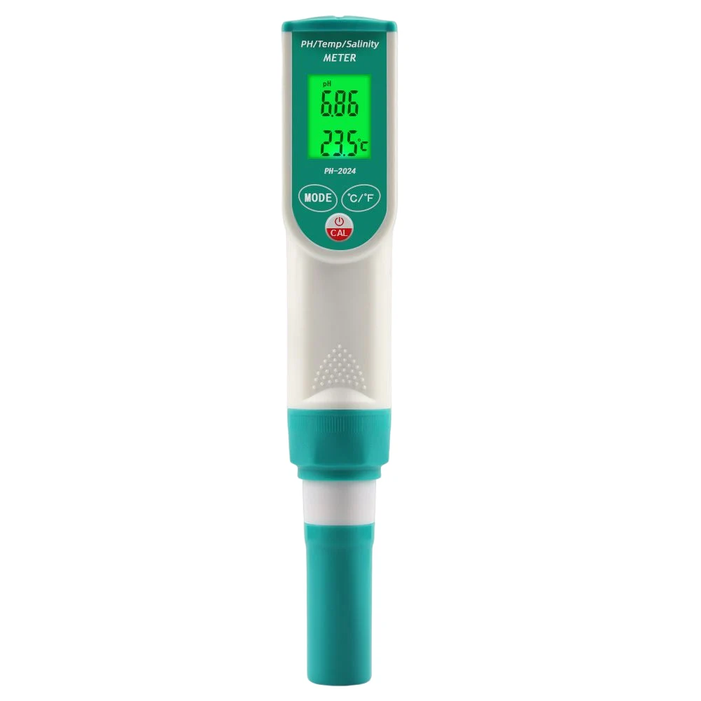 3 in 1 Salinity/Temperature/PH Meter Digital Water Testing Pen LCD Display Backlight for Drinking Water/Laboratory/ Aquariumfor