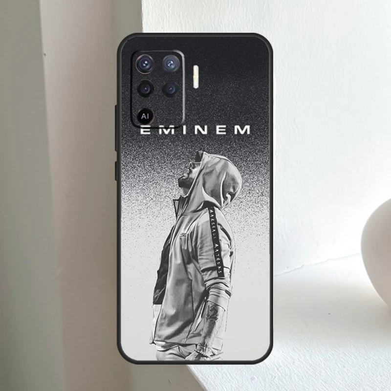Hip Hop Rapper Eminem Rap Phone Case For OPPO A77 A57 A17 A96 A76 A16 A94 A74 A54 A53 A31 A5 A9 A52 A72 A91 A93 A15 image 5