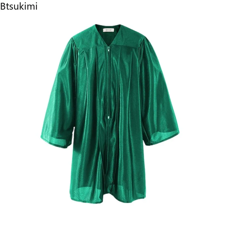 New Child Doctoral Suit Primary School Student Bachelor Uniform Boys Girls Graduation Gown Kindergarten Kids Performance Costume
