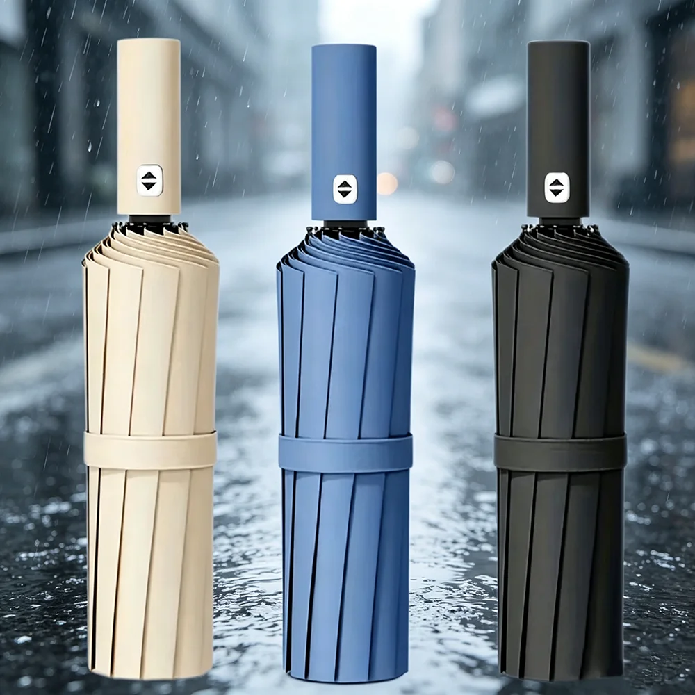 Travel Umbrella Compact - Travel Umbrella Compact Collapsible, Automatic, Strong