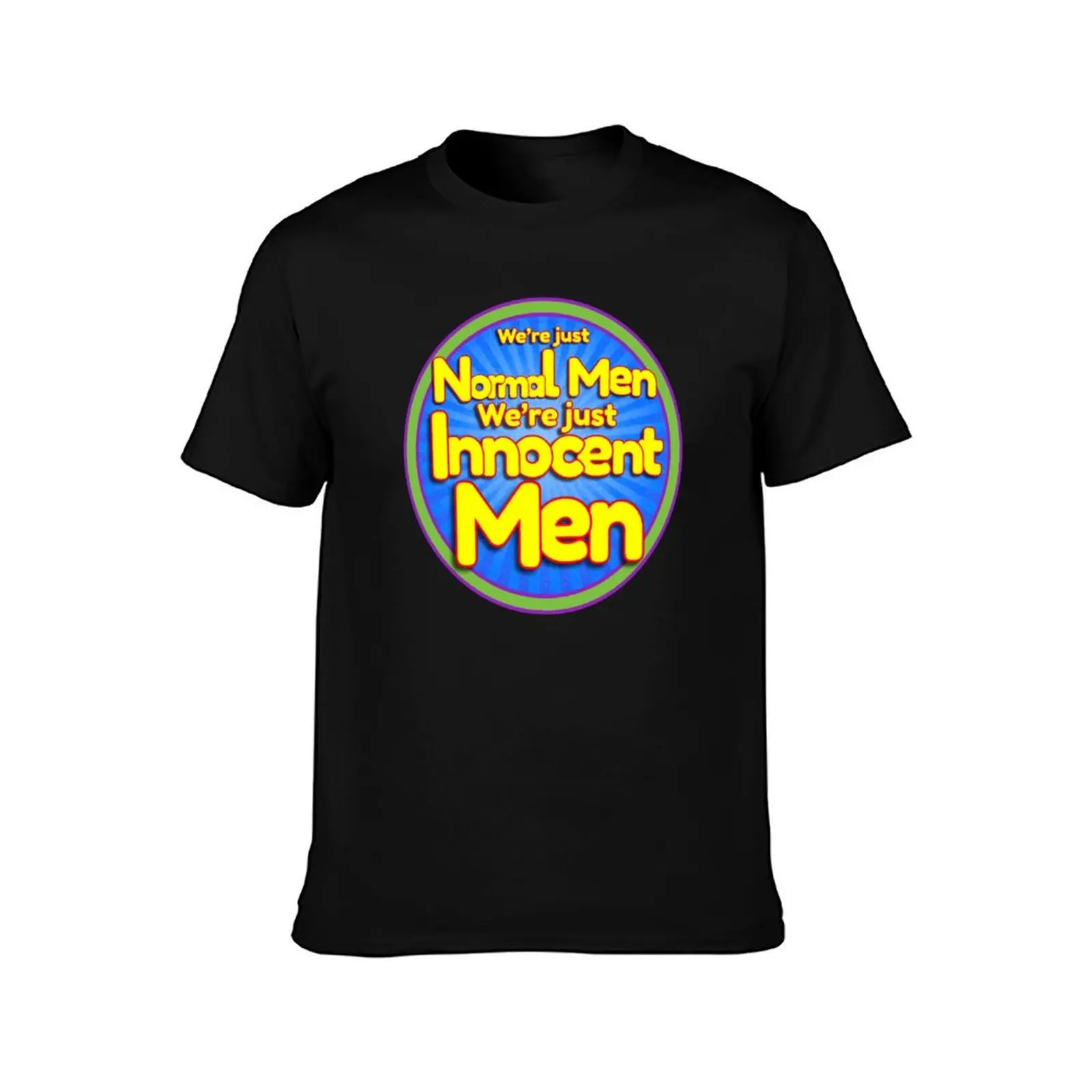 NORMAL MEN - INNOCENT MEN (alternative version) T-Shirt summer top Aesthetic clothing tees plain black t shirts men