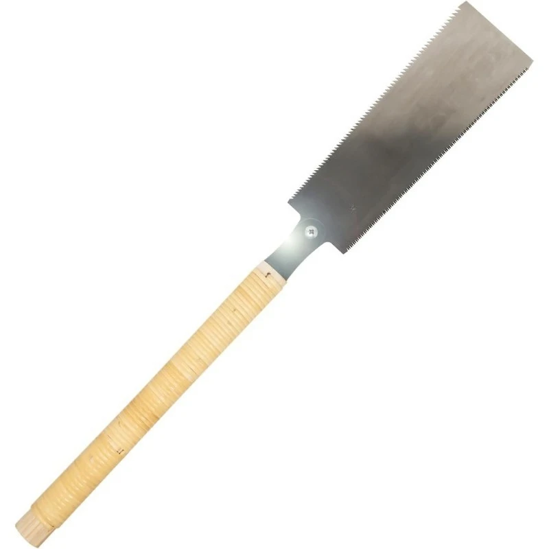 Professional Japanese Pull Saw 9.5 Inch Double Edge Woodworking Hand Saw for Precision Cutting