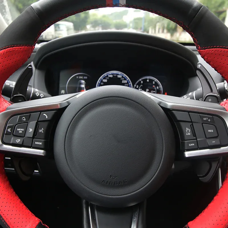 Car paddle shift for Jaguar X760 X250 X260 X761 X351 XF XE XJ F-PACE F-TYPE Steering wheel shifter extend car stickers Accessory view 3