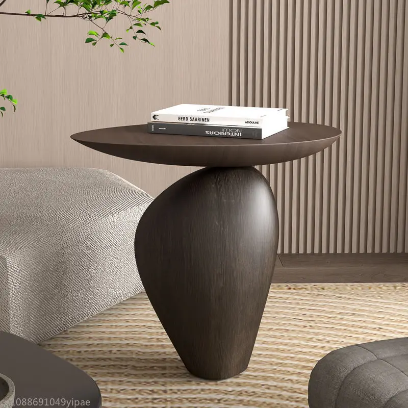

Creative Living Room Sofa Coffee Table Designer Wabi-Sabi Art Decoration Resin FRP Material Height 50CM Holiday Gift for Couples