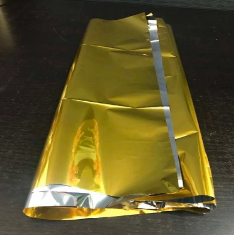 High-Temperature Resistant Two-sided 0.1μm Aluminized Polyimide (PI) metallized film 0.025 mm