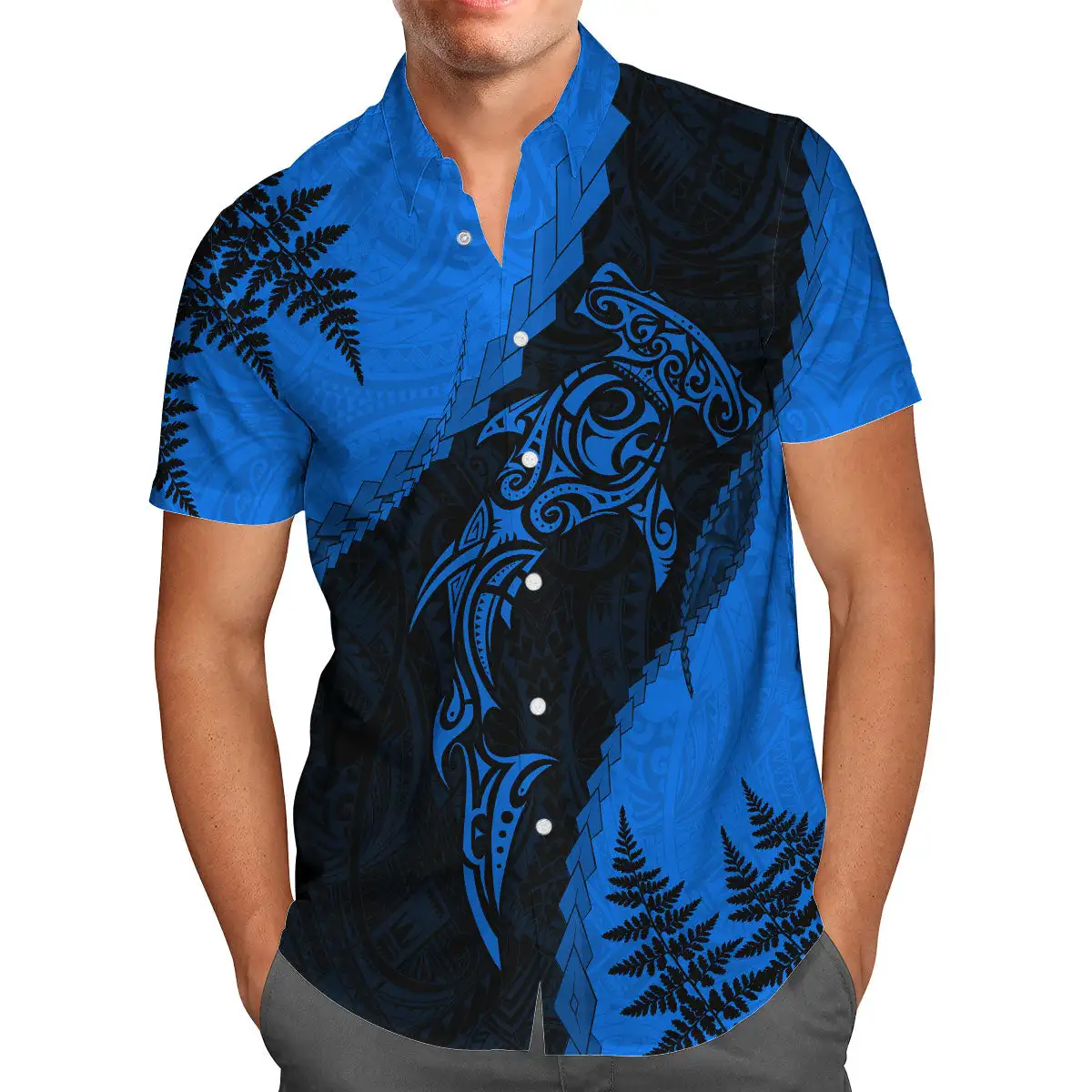 

Aotearoa Blue Maori Shark S 3D Shirt Summer Beach Hawaii Shirt Men Short Sleeve Shirt Men Shirts 2023 Oversized Chemise Homme