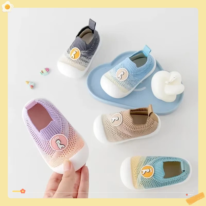 

New Gradient Baby Toddler Shoes Soft Sole Anti-Slip Baby Shoes for Spring and Autumn Baby Shoe