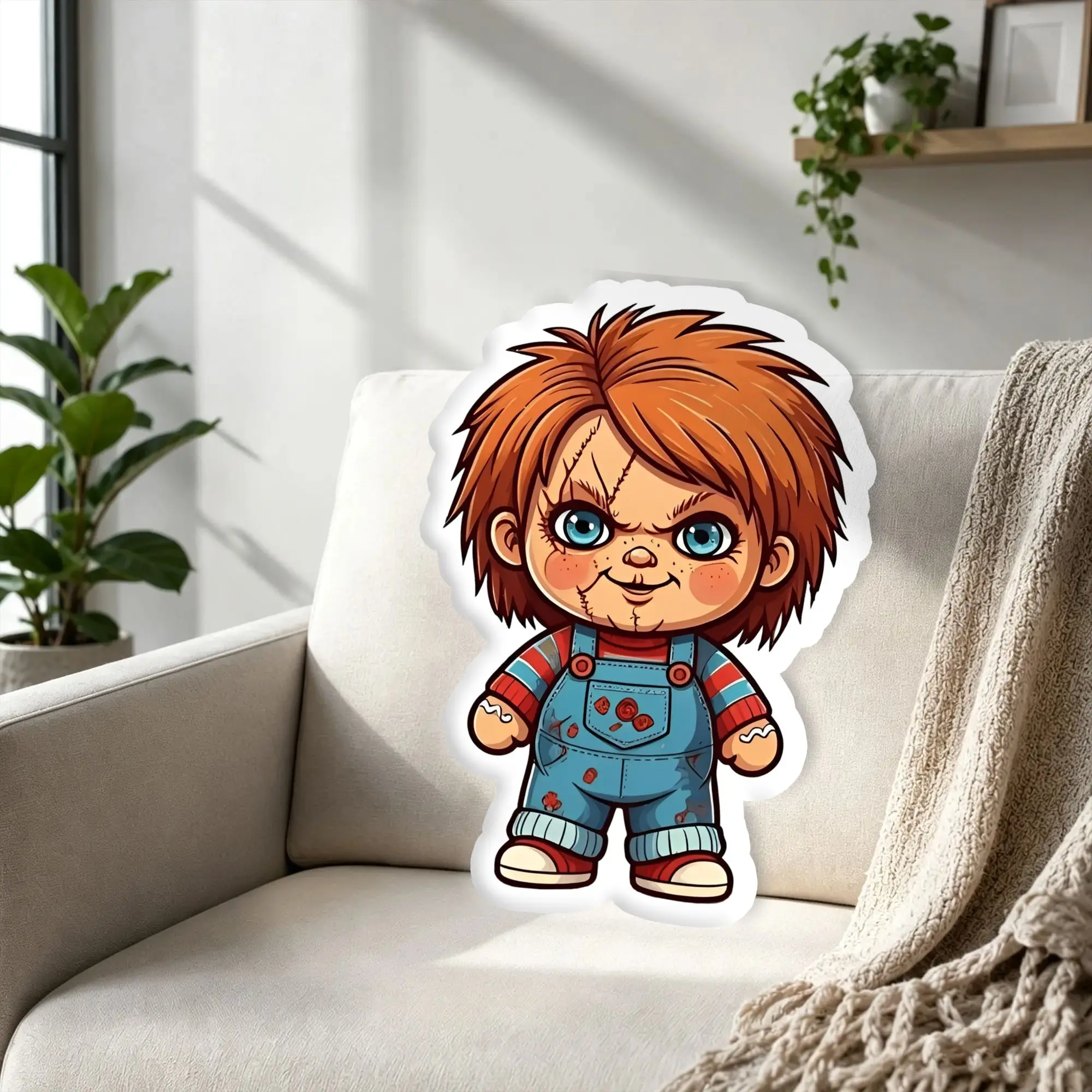 Customized Photo B-Brides of Chuckys Throw Pillows Modern Good Guys Stuffed Pillow Home Decor