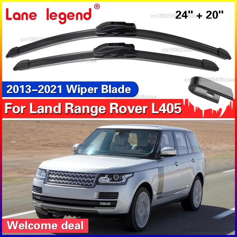 Für Land Range Rover L405 2013 ~ 2021 Front Set Wischer Klingen Pinsel Fenster Windschutz Windschutzscheibe Reinigung Auto Zubehör 24 "20"