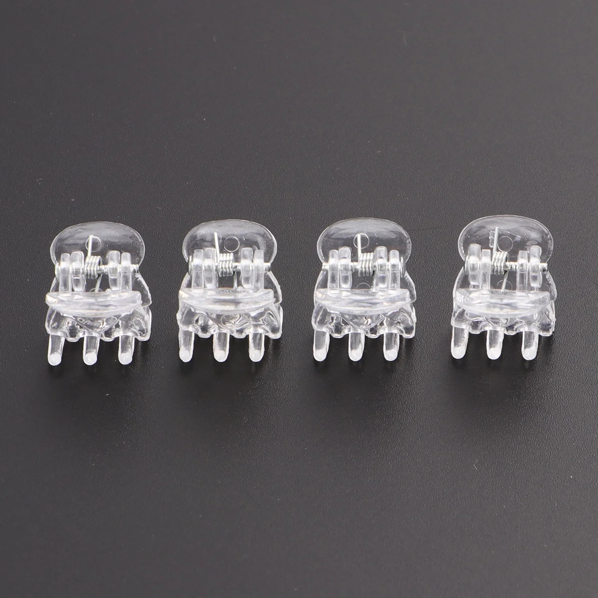 60 Pcs Mini Hair Clamps Transparent Claws Hairpin Korean Version Clips for Women Kids