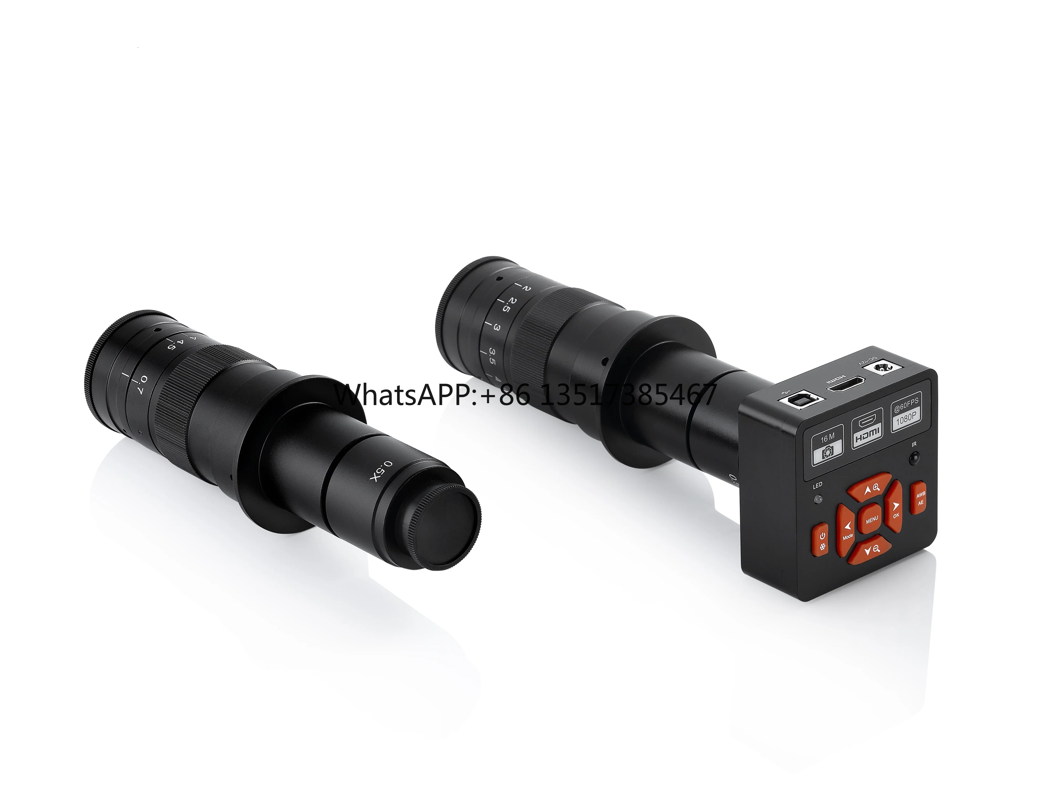 C Mount 16MP 135X 60 Fps Digital Industrial Video Camera hdmi Microscope for hdmi Monitor