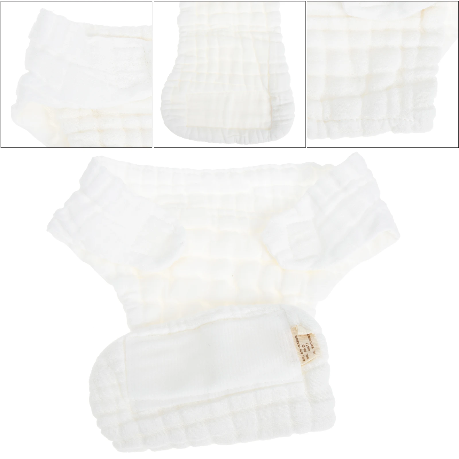 

5 Pcs Water Proof Washable Diaper Pants Newborn Diapers Nappy Pure Cotton Reusable
