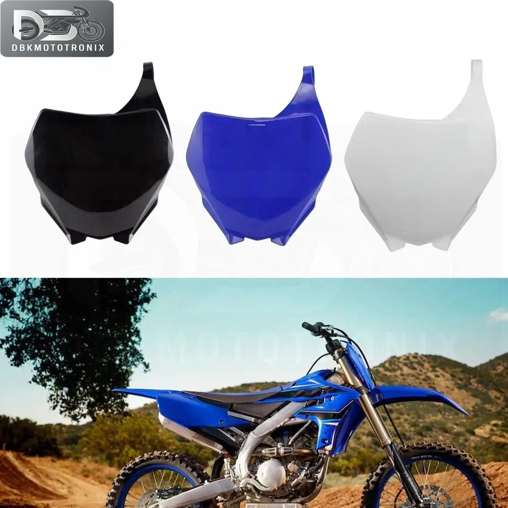 

Motorcycle Front Fairing Number Plate For Yamaha YZ125 YZ250 YZ250F YZ450F WR250F WR450F 2006-2014 Plastics Registration Plate