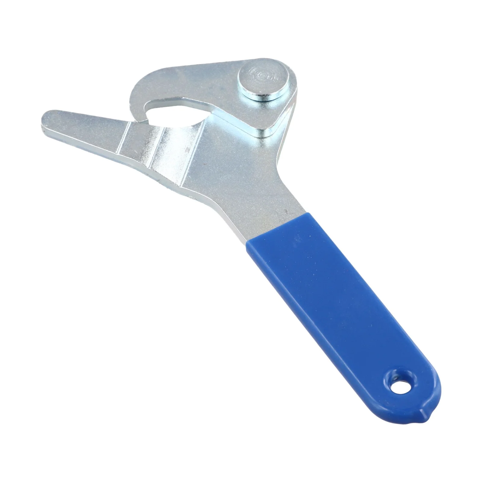 Blue Adjustable Shock Spanner Wrench With Hooked Jaw For Motorcycle Spring Collar 35mm To 75mm Suspension Preload Adjuster Tool