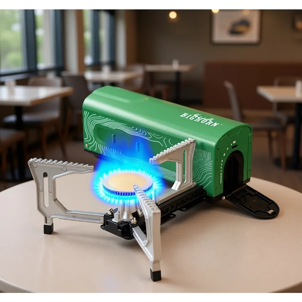 

Portable Folding Gas Burner with Carry Bag for Camping Emergency Outdoor Cooking