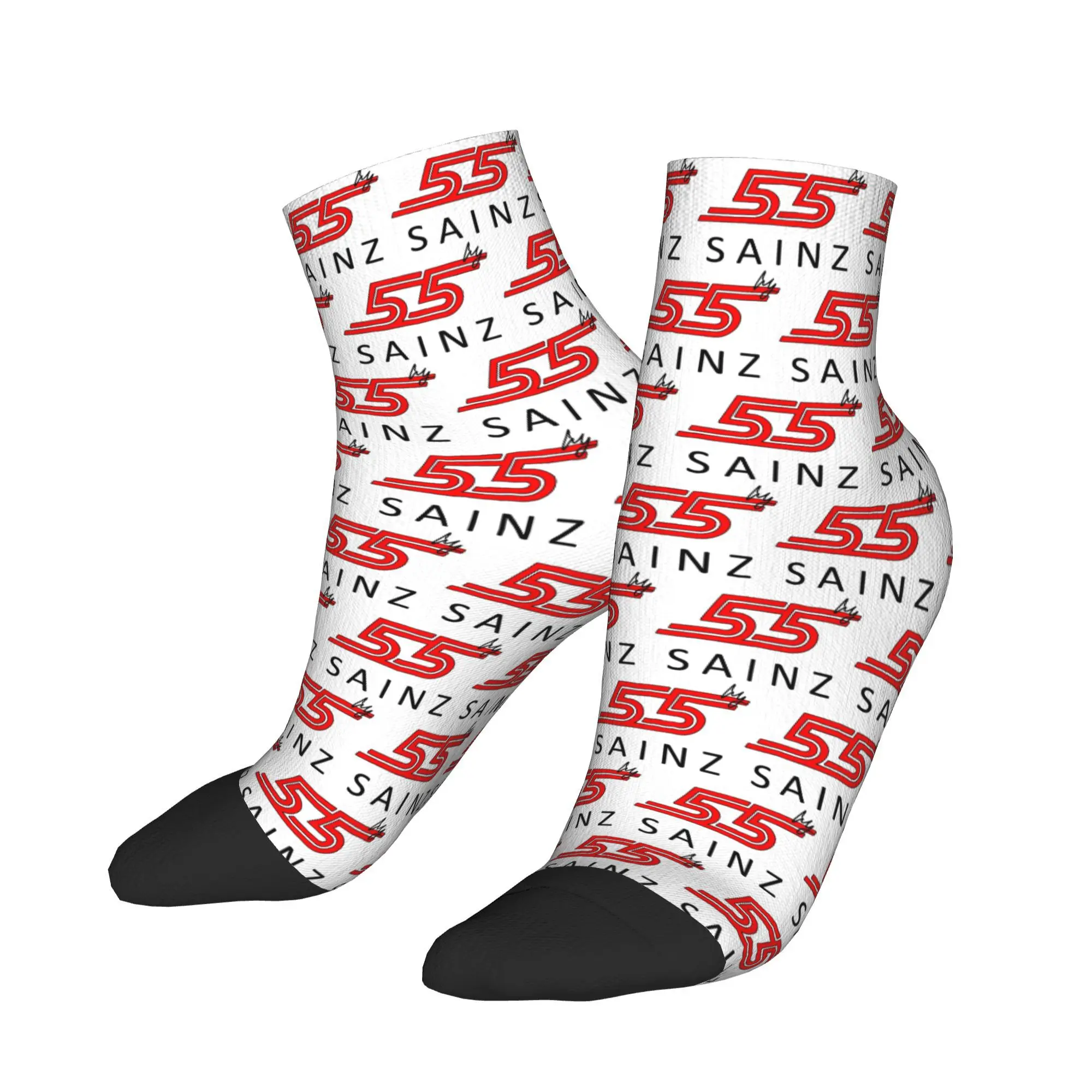 

Carlos Sainz Jr F1 Signature Graphic - Dark Socks Harajuku Super Soft Stockings All Season Socks Accessories for Man Woman Gifts