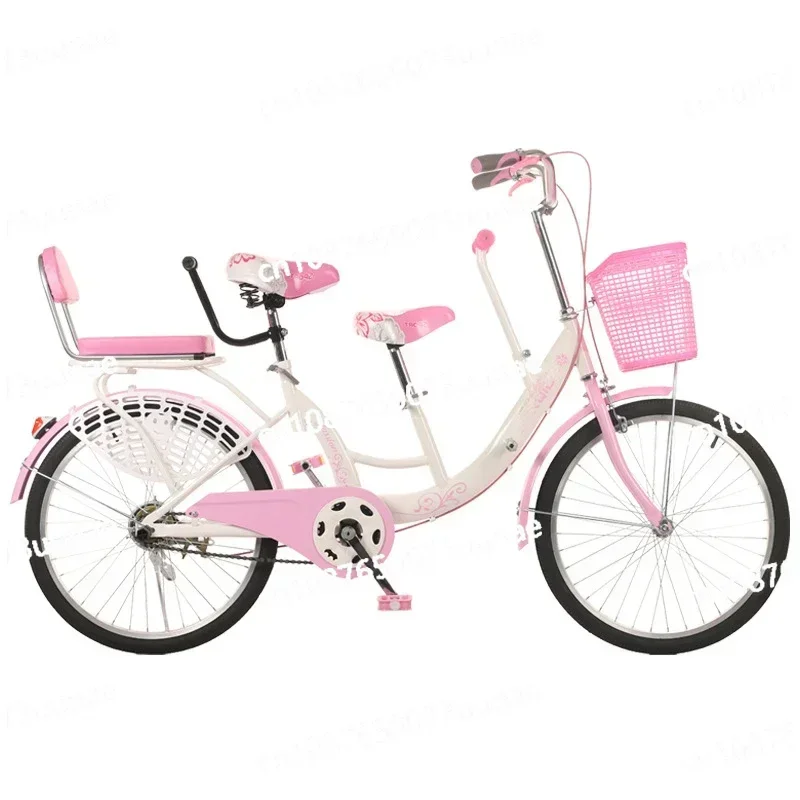 Up To 22-inch Parent-child Car, Mother-child Car, Double-seater Bicycle, Children-friendly Bicycle, Women's and Women's Models