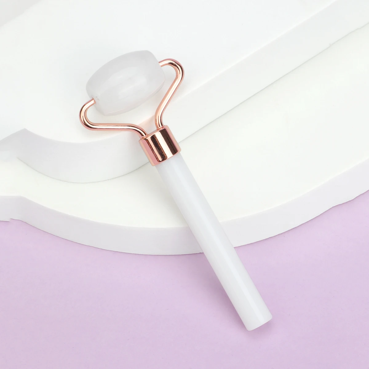 ลูกกลิ้งใบหน้าลูกกลิ้งตาหยกธรรมชาติ1ชิ้นลูกกลิ้งนวดหน้าหินหยกธรรมชาติสำหรับดูแลผิวโทนคอบริษัท skintool