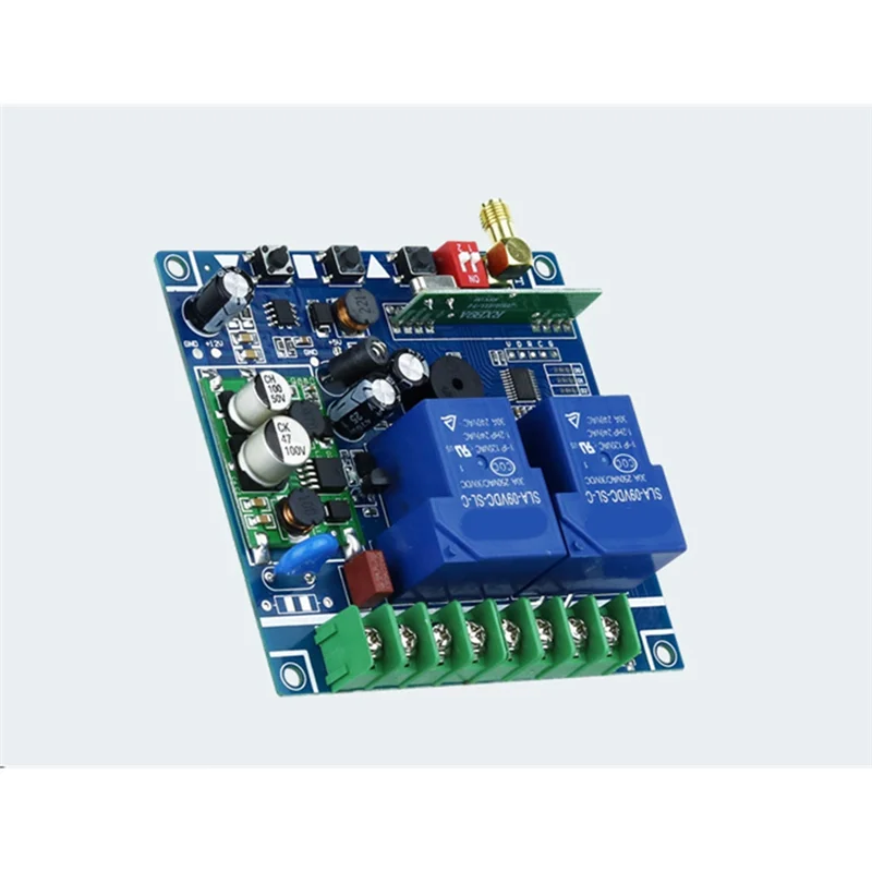 【MUST-HAVE】DC Dual-Channel Remote Control Switch Wireless Remote Control Switch For Factory Motor Control Traffic Gate Door