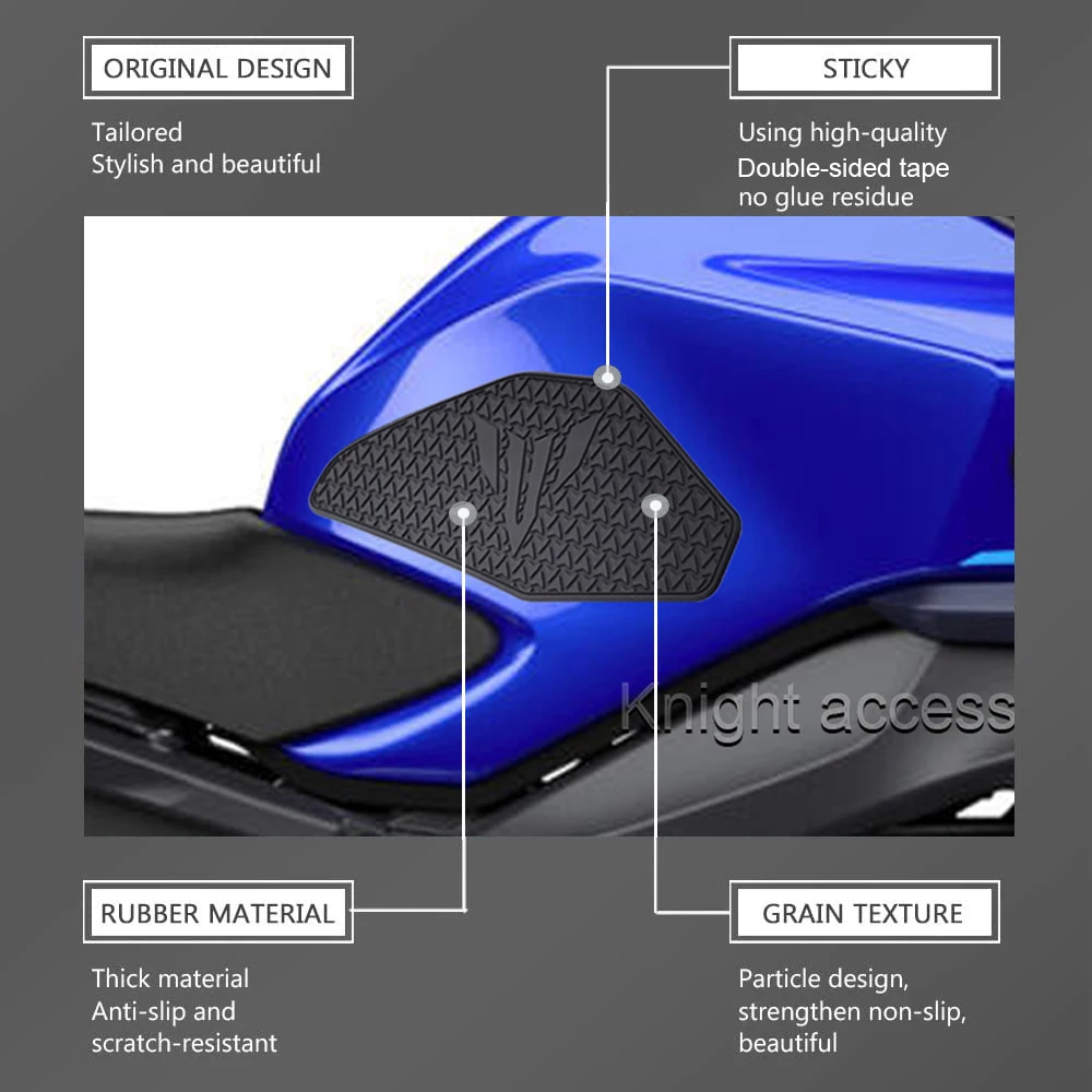 2025 MT09 New Motorcycle Tank Pad Protector For MT 09 MT-09 mt09 2024 2025 Sticker Decal Gas Knee Grip