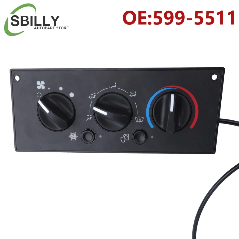 Carro 599-5511 5995511 F2110071 AC Aquecedor Painel Módulo de Controle de Clima Interruptor para Kenworth T300 C500 T600A T800 W900 2002 -2006