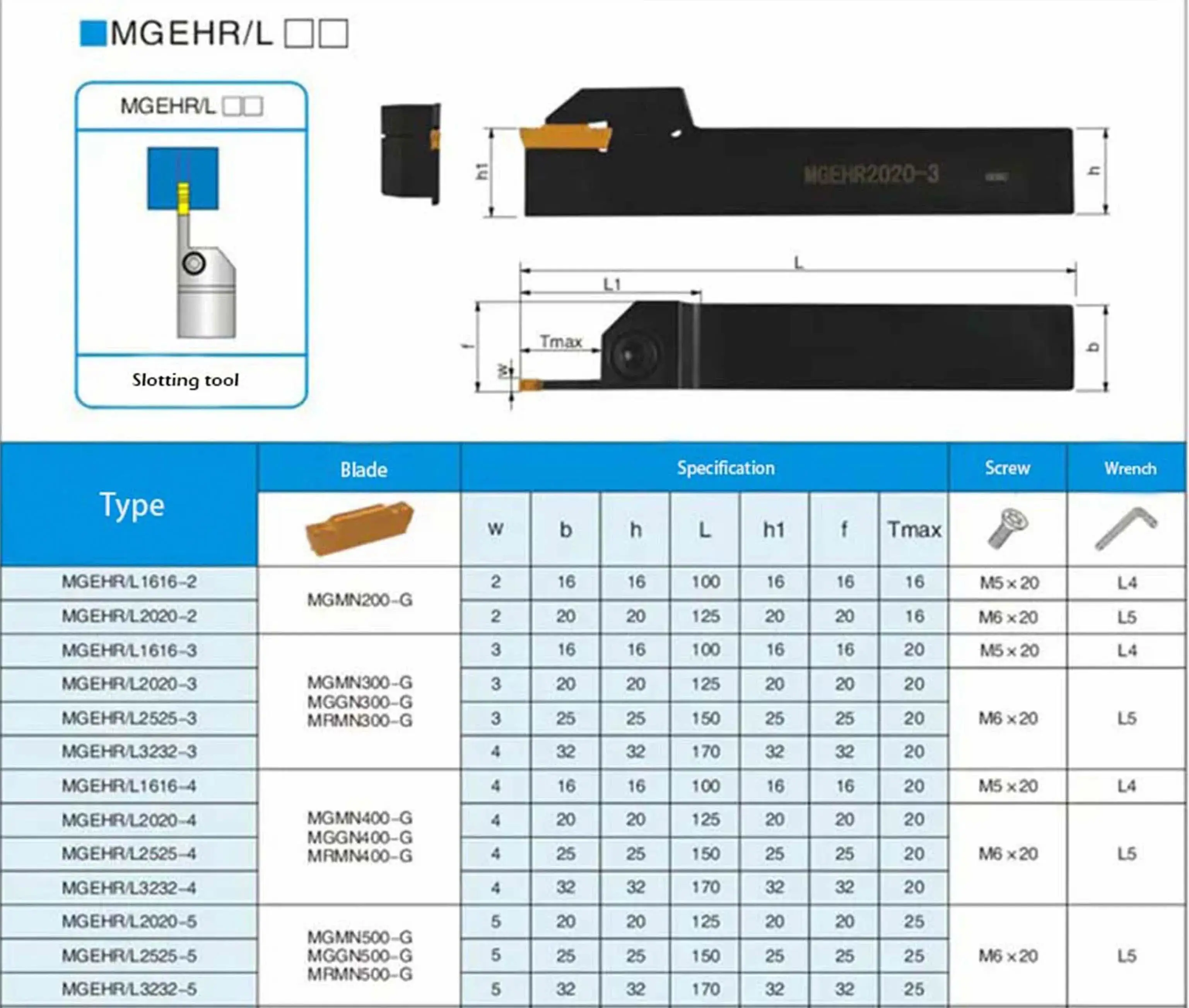 オリジナルの溝入れ工具ホルダー,超硬インサート,CNC旋盤およびパーティングツール,mgehr2020,1.5mm, 2mm, 2.5mm, 3mm, 4mm, 5mm