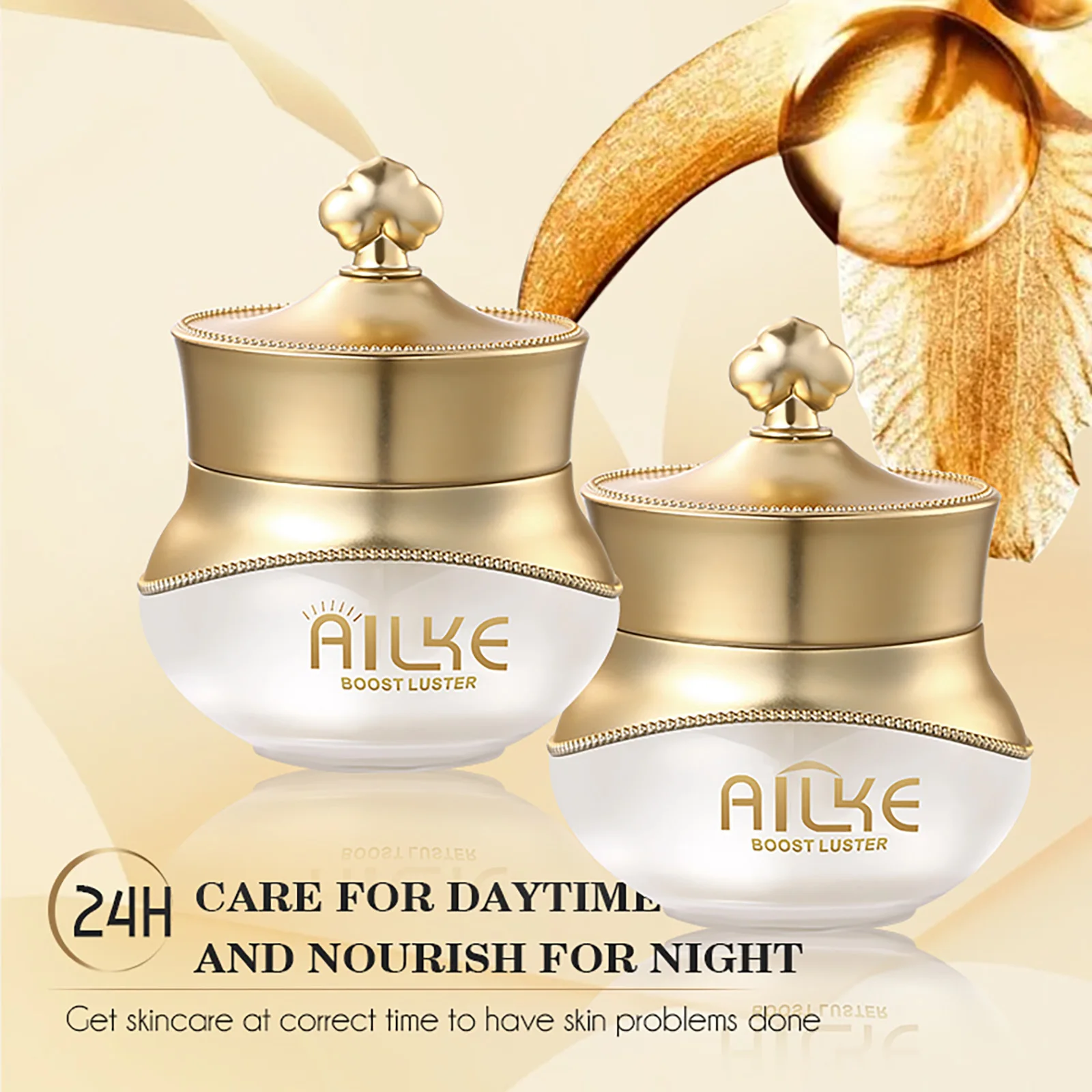 AILKE Lightening Facial Cream, Remove Dark Spots, Stains, Melanin, Wrinkles, Improve Dull Skin, For All Skin Type Face Cream