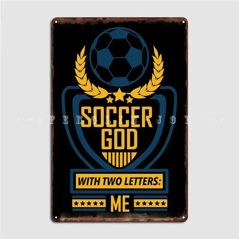 Soccer Player Team Coaches Metal Sign Vintage Wall Pub Wall Plaque Club Bar Tin Sign Posters