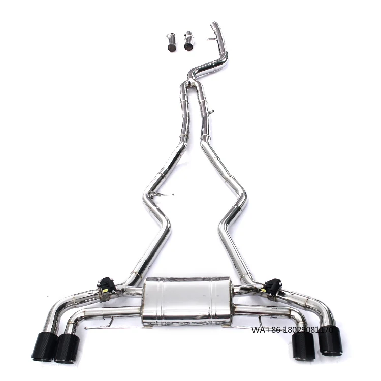 

Для BMW M340i/M340 G20 3.0T 2019-2024: Тюнингованная выхлопная система, спортивный глушитель Cat-Back с электронным клапаном