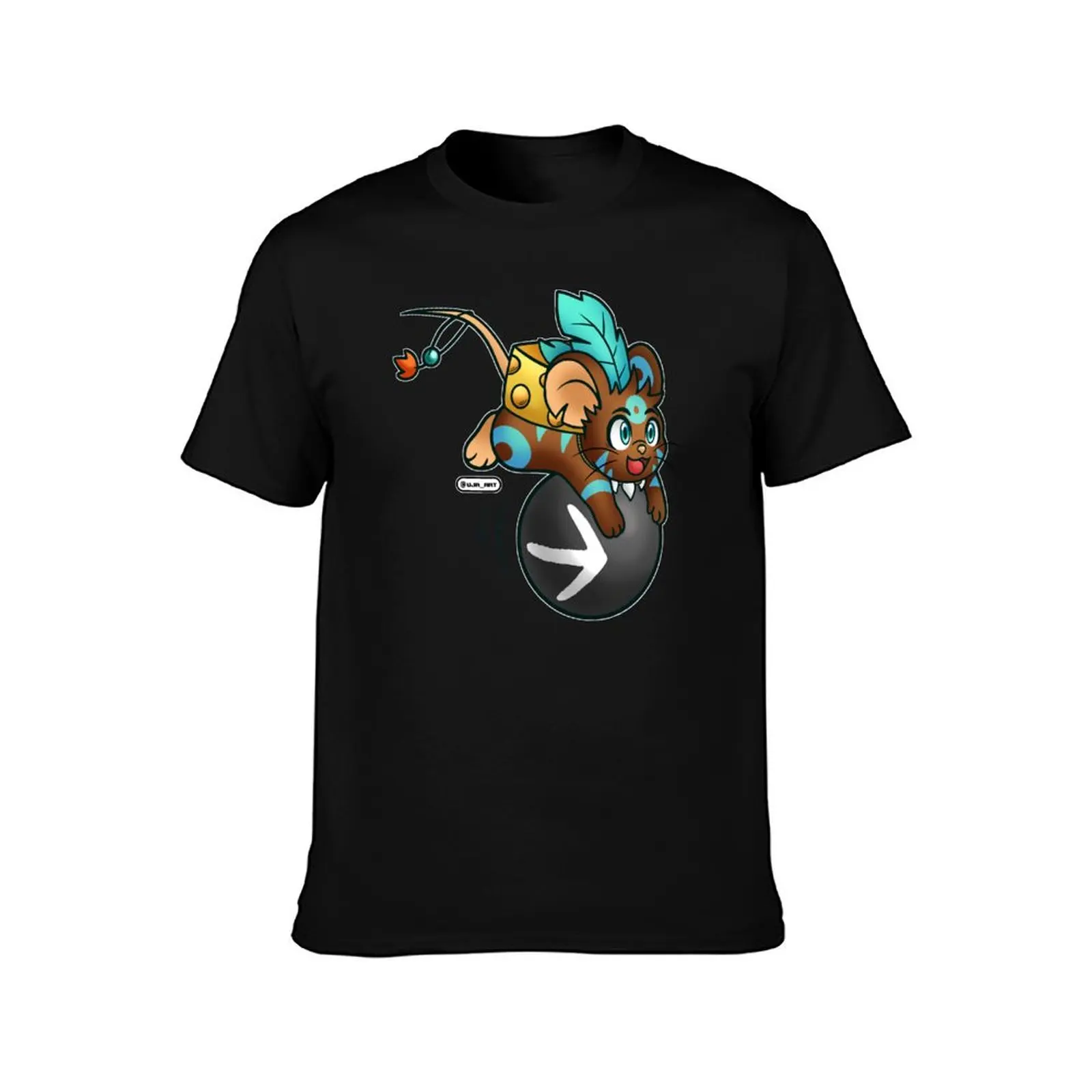 Shaman Mouse T-Shirt Anti-Perspiration Workout Top T-Shirt