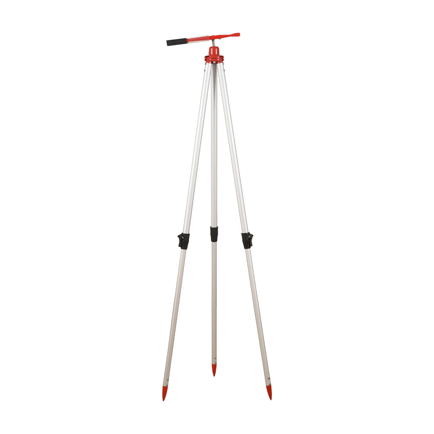 Professional Survey Prism Pole Tripod With Clip Aluminum Surveying Accessories