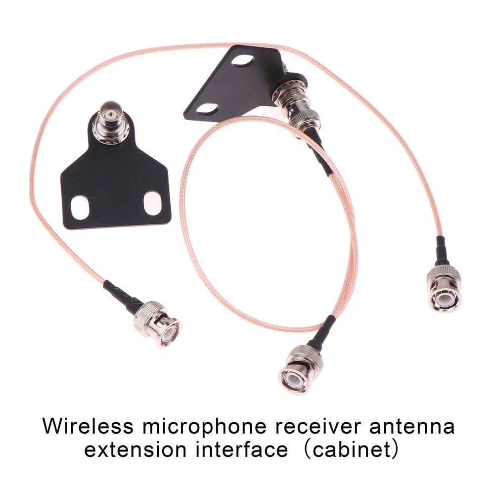 2PCS Antenna Extension Interface Stage Wireless Mic Host For BNC Antenna Cable For Receiver Audio A For UBNC-ST/B For UBNC-C04