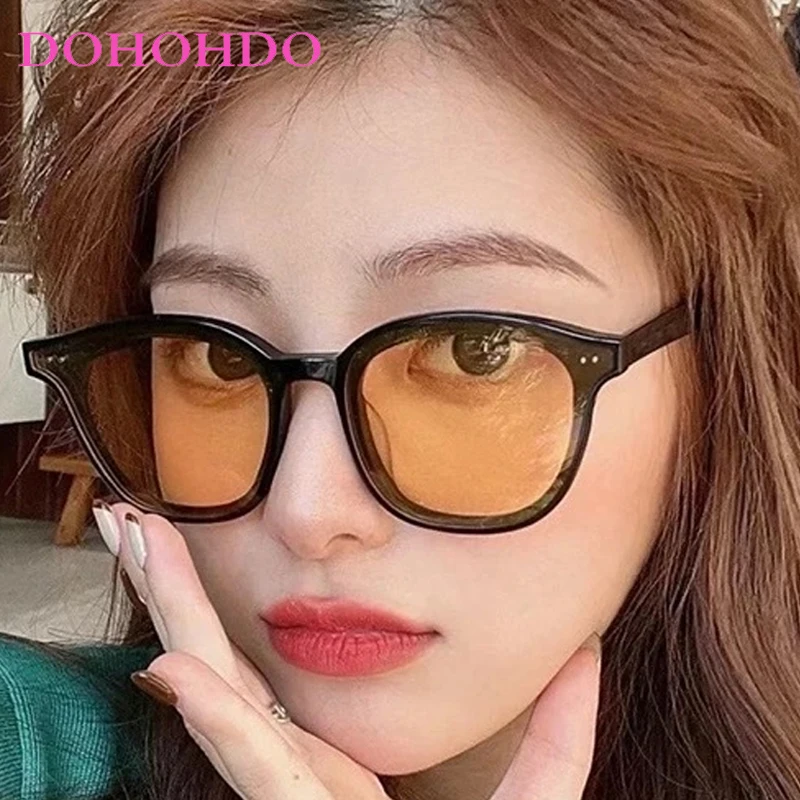 

Classic Vintage Rice Nail Round Frame Women Men Sunglasses Fashion Designer Eyewear Outdoor Traveling Driving Shades UV400 Очки