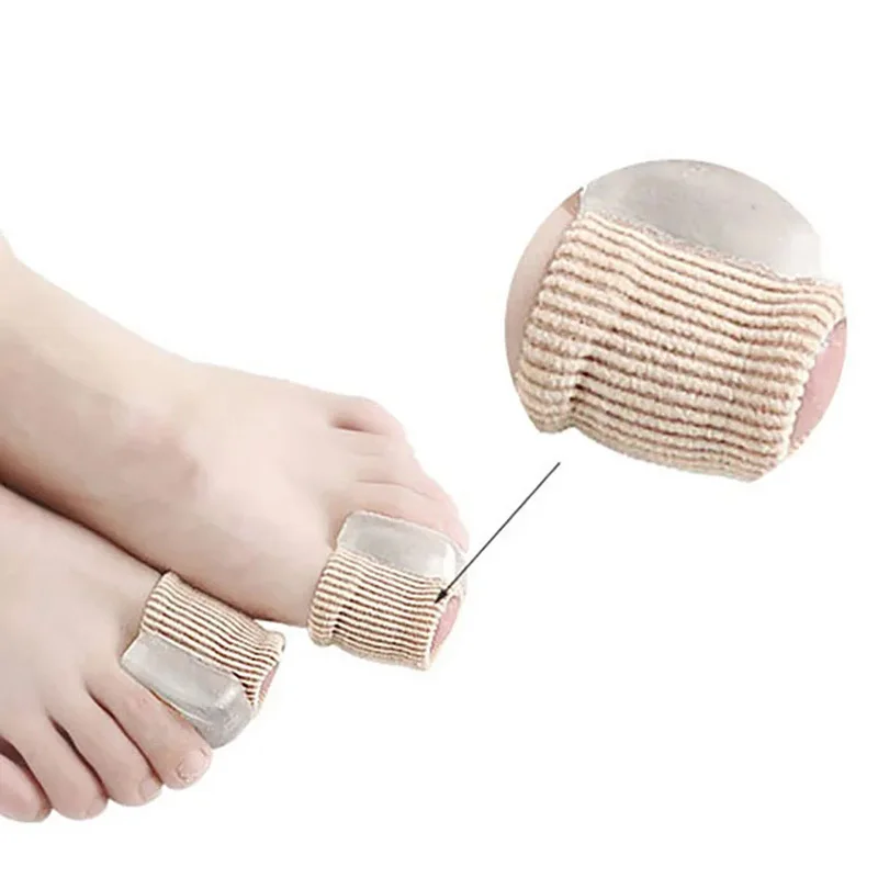 Separador de dedos de silicona para pedicura, Corrector de Hallux Valgus, ortodóntico, tapón para la cubierta del dedo del pie, alisador de calcetines, herramientas para el cuidado de los pies, 1 ud.