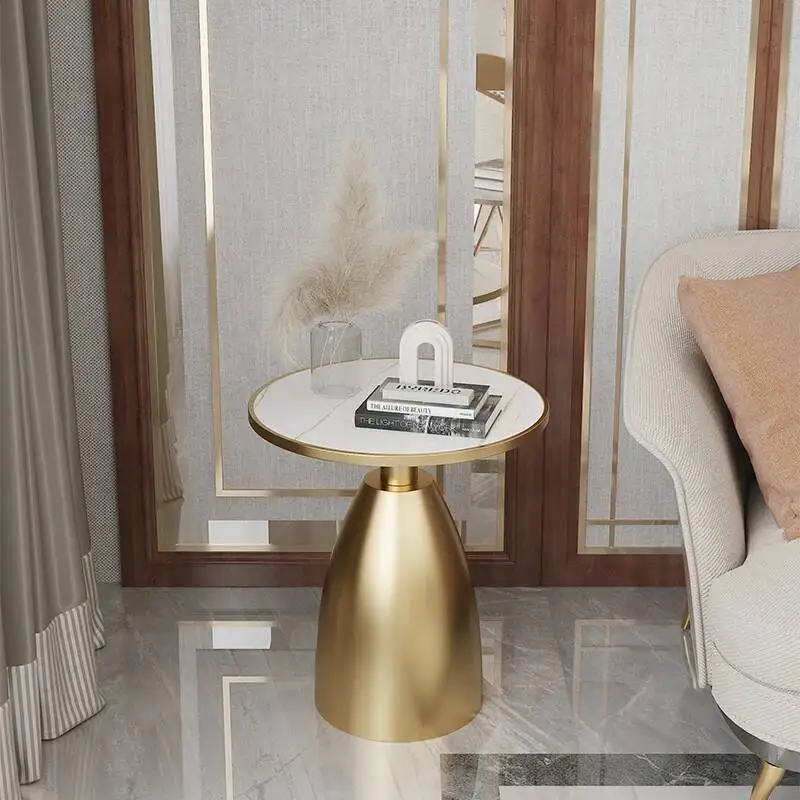Cute Aesthetic Phone Coffee Table Floor Beautiful Magazine Dining Table Living Room Metal Round Mesa Auxiliar Home Furniture
