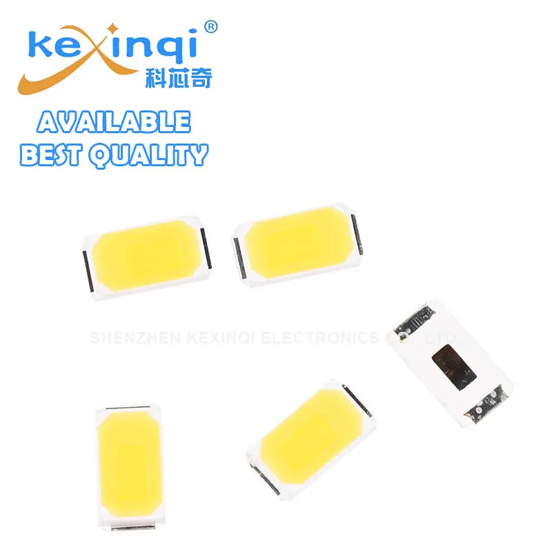 100pcs 5730 5630 0.5W 50-55lm White Warm White Light SMD LED Chip Lamps 3.2~3.4V