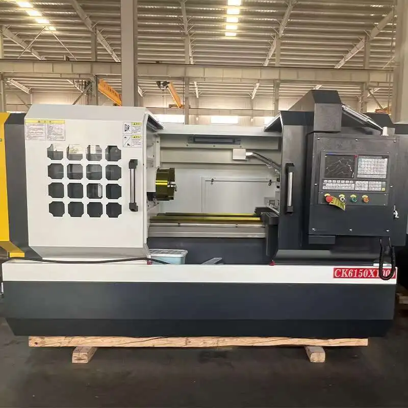 China Metal High Precision CK6150 Hine Fanuc System Flat Bed CNC Lathe