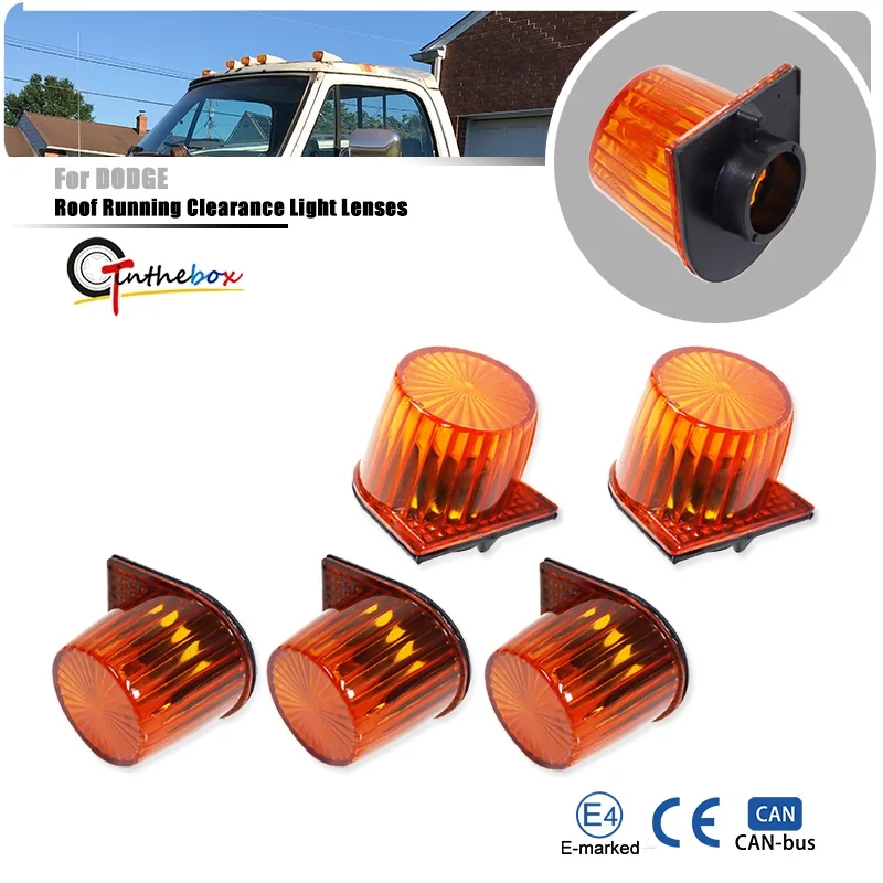 

5 шт. линзы для ходовых огней на крыше для DODGE W100 W150 W250 W350 D100 D150 D250 D350 без лампы/розетки, автомобильные аксессуары