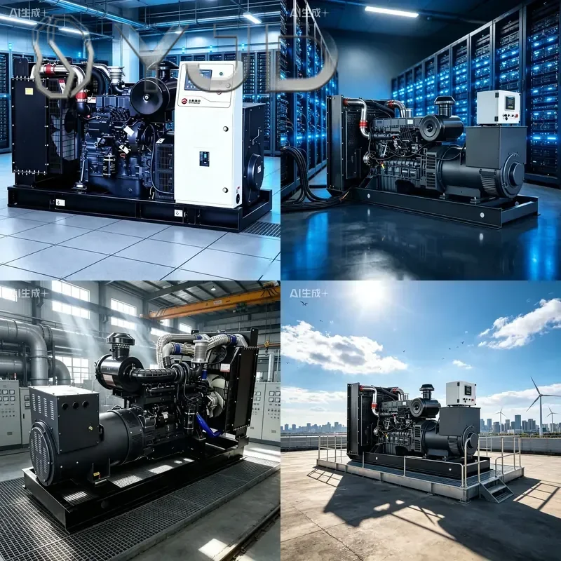 YJD Quality 100kW 160kW 200kVA 250kVA Yuchai Diesel Genset Open Type Industrial Power Generator Set Silent Type ATS