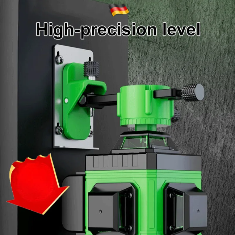 Advanced Laser Leveling Instrument for Accurate Wall and Floor Alignment 16 Strong Light Lines