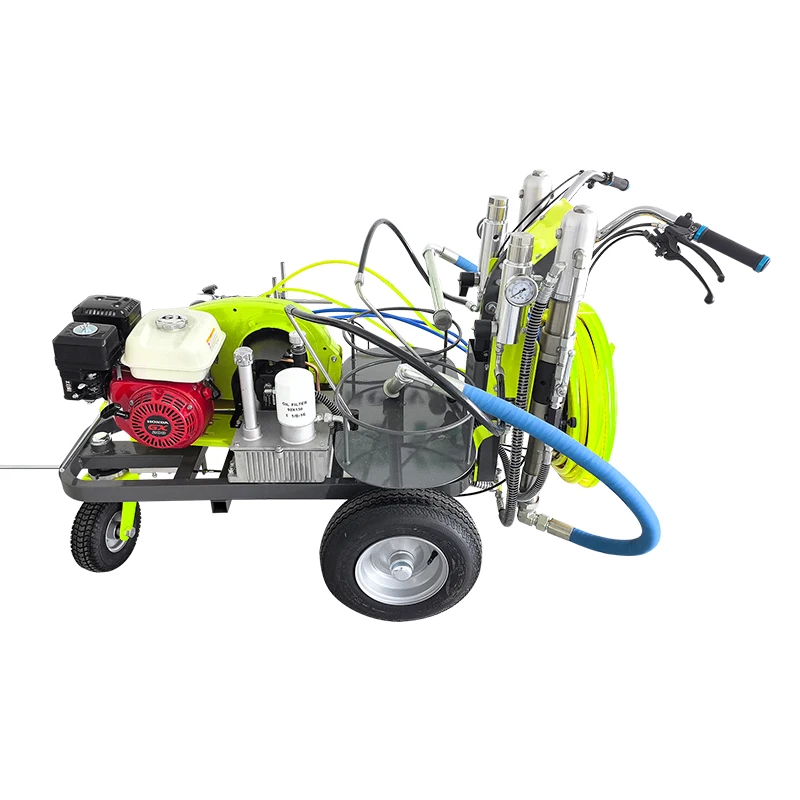 

Self Propelled Two-Component Airless Cold Paint Thermoplastic Road Marker Marking Machine Spray Type
