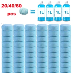 20/40/60Pcs Car Solid Effervescent Washer Tablet Multifunctional Cars Windscreen Washing Tablets Tools Auto Cleaning Accessories