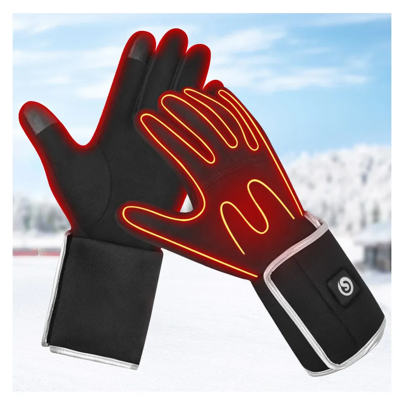 Guantes de invierno para ciclismo, manoplas térmicas de dedo completo a prueba de viento, 3M, antideslizantes para pantalla táctil, Snowboard y bicicleta de carretera