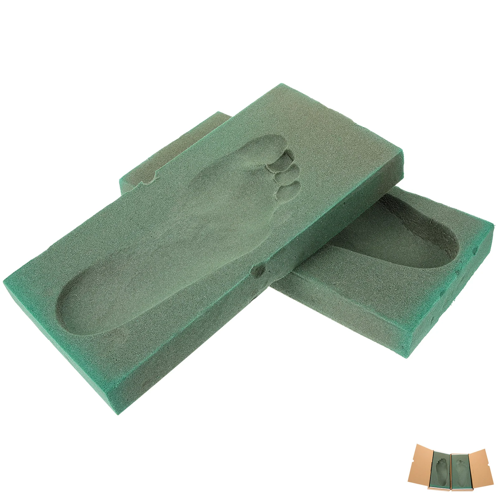 

Foot Molding Box Foam Casting Kit Impression Shoe Mat Footprint Insoles Orthotic Suite DIY Case 3D