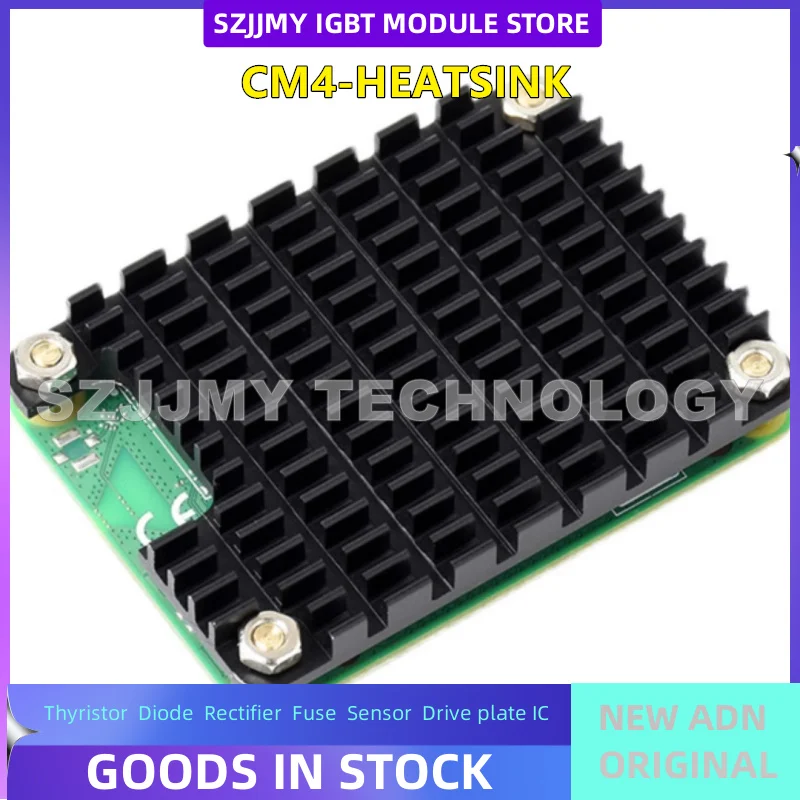NOWY ORYGINALNY DOSTĘPNY OD RĘKI Moduł komputera Compute Module 4 Raspberry Pi CM4 dedykowany radiator ze stopu aluminium z pozycją na antenę