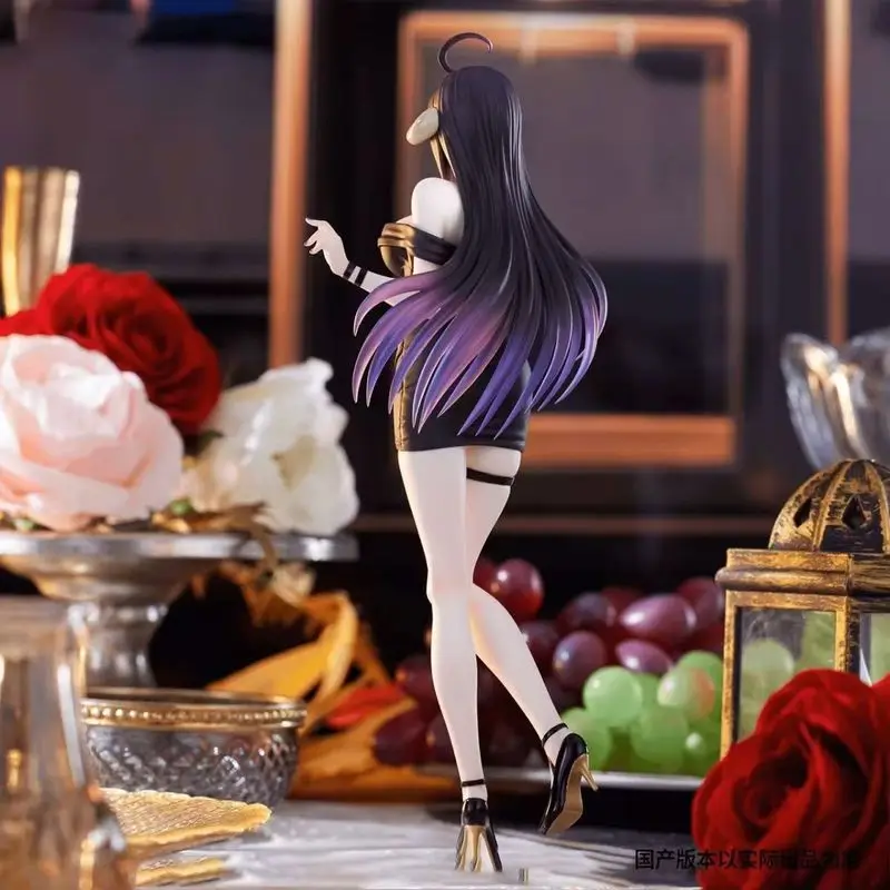23cm Overlord Albedo w codziennym noszeniu Anime Girl Model figurki Gk Duża statuetka Chłopcy Kolekcja Ozdoba na biurko Zabawki Prezent