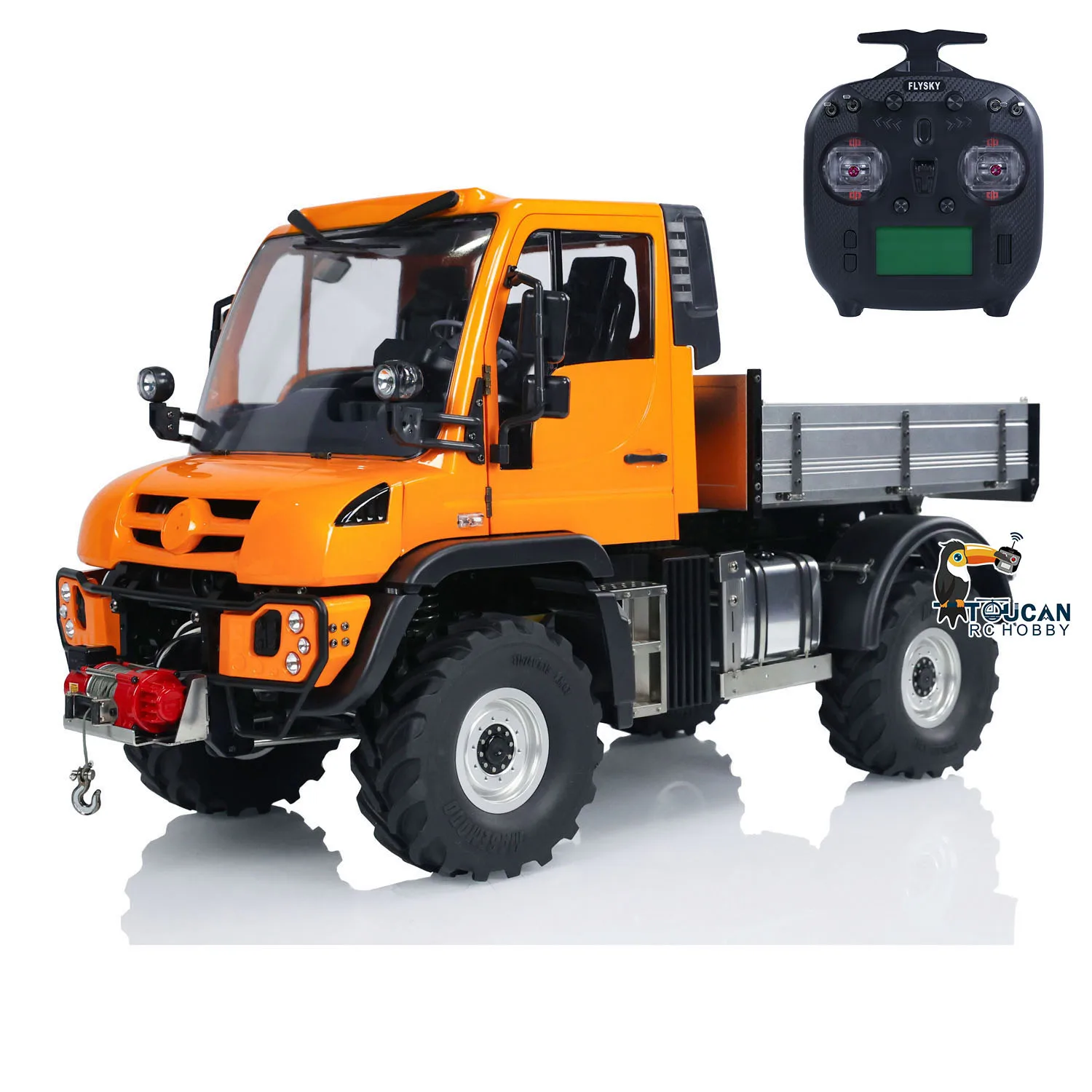U423 RC Off-road Vehicles 1/10 Scale 4X4 Remote Control Rock Crawler Cars with Winch Light Sound System RC Toys Gifts Model